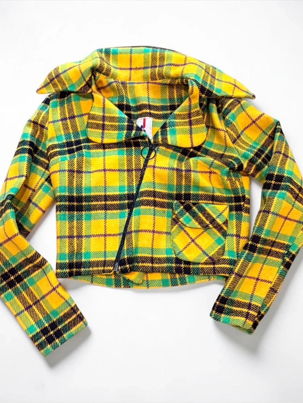AS IF… Vintage Y2K JPs Cropped Yellow Jacket. Major Clueless Vibes! Size 3